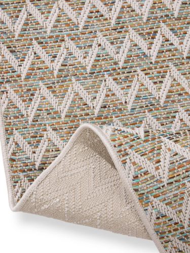 In- & Outdoor Rug Agra Blue/Cream 80x150 cm