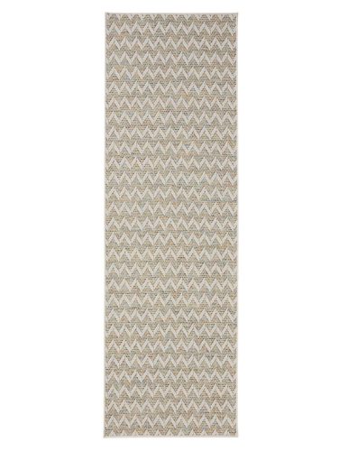 Agra blau_cream 80x240 cm