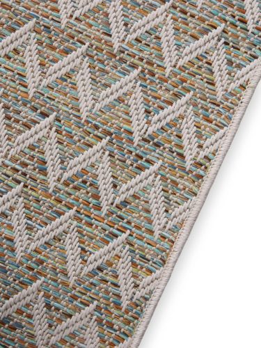 In- & Outdoor Runner Agra Blue/Cream 80x240 cm