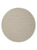 In- & Outdoor Rug Agra Blue/Cream ø 200 cm round