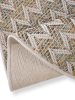 In- & Outdoor Rug Agra Blue/Cream ø 200 cm round