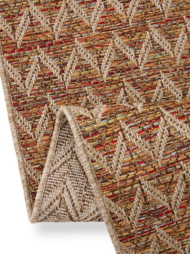 In- & Outdoor Runner Agra Beige/Multicolour 80x240 cm