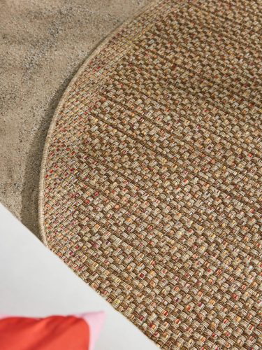 In- & Outdoor Rug Agra Multicolour/Beige ø 200 cm round
