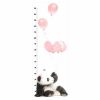 "Pink panda" magasságmérő falmatrica