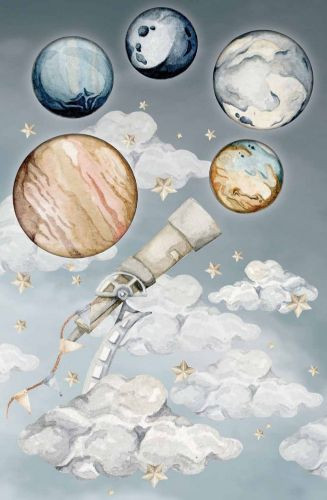 "Galileo égboltja - L" falmatrica