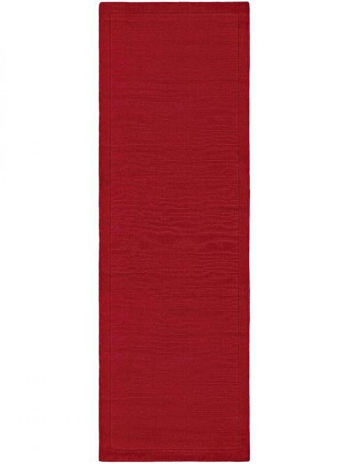 Gyapjúszőnyeg Uni Red 60x120 cm