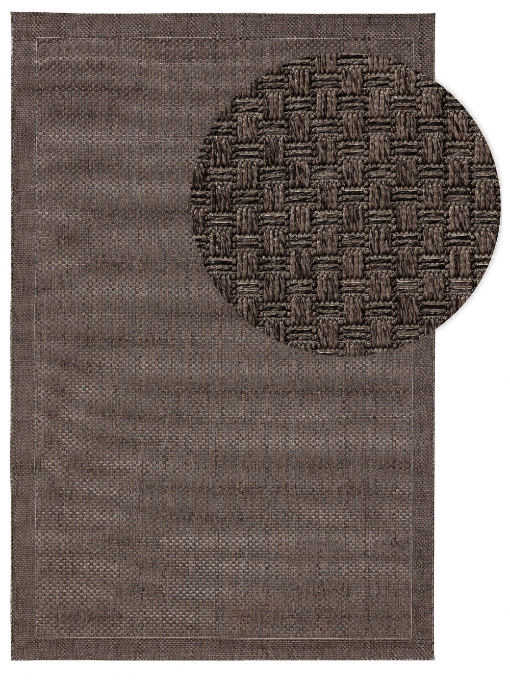 Kül- és beltéri szőnyeg Naoto Grey 80x150 cm