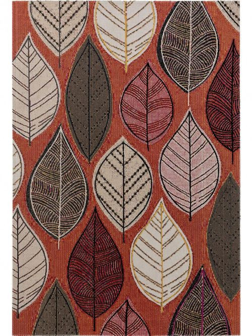 Kül- és beltéri szőnyeg Jerry Multicolour/Orange 80x150 cm