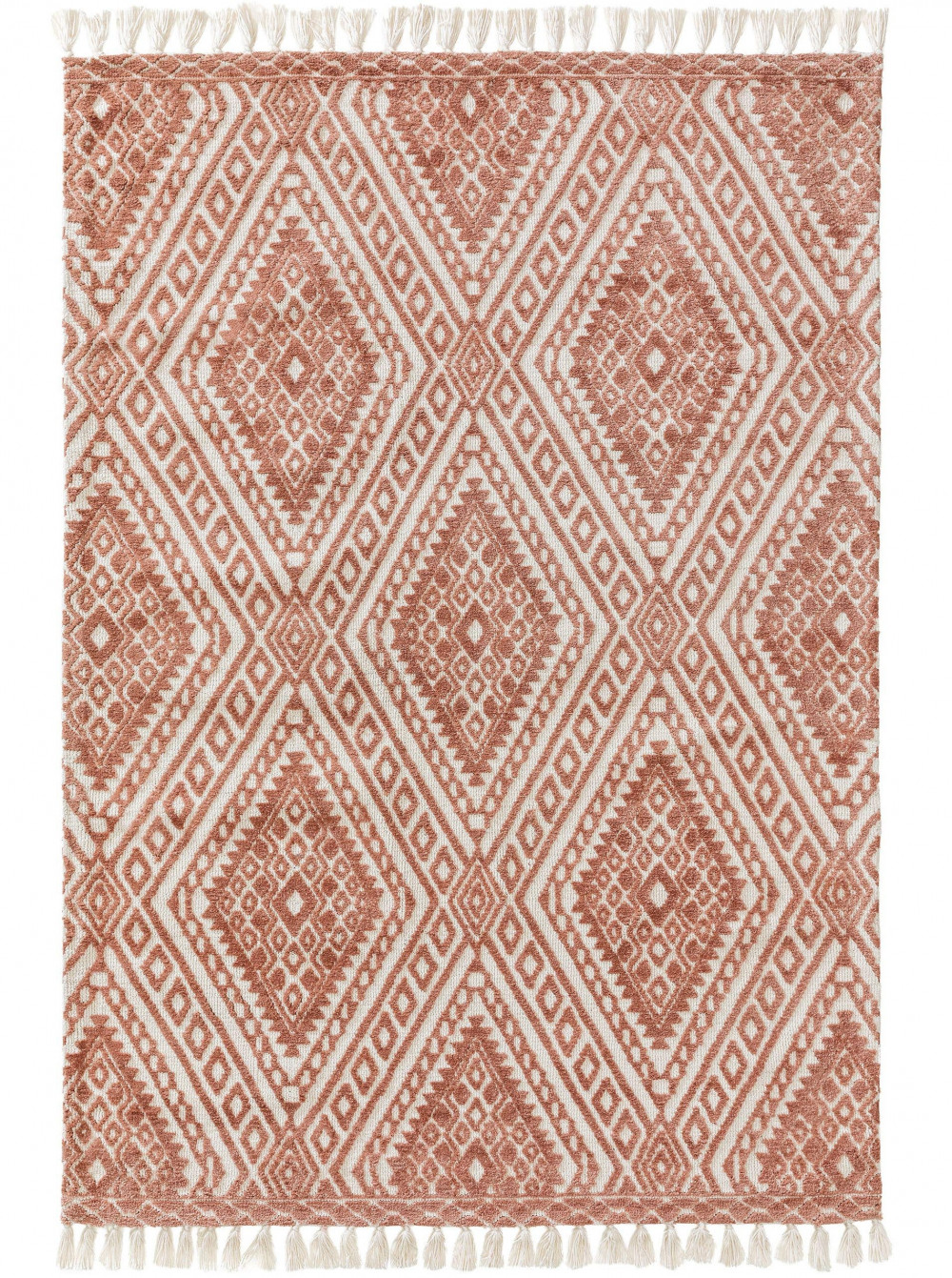 Elias szőnyeg Terracotta 15x15 cm minta