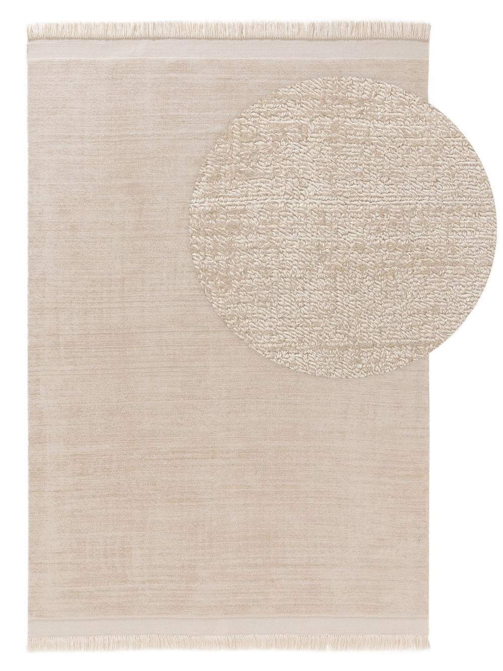 Újrahasznosított anyagból készült szőnyeg Jade Cream 200x300 cm