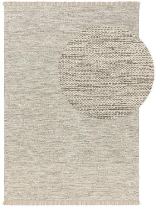 Silas gyapjú szőnyeg krém/szürke 140x200 cm